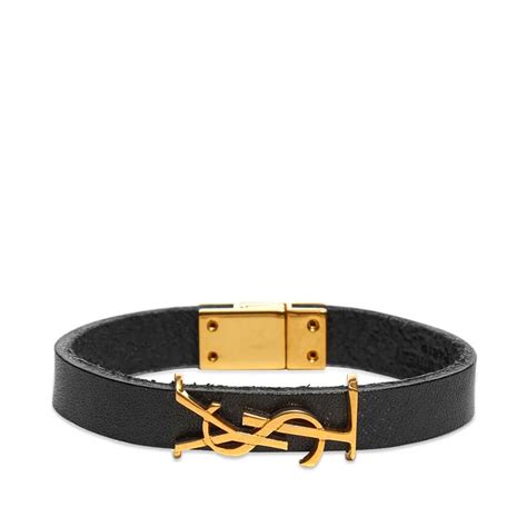 ysl thick leather bracelet|yves saint laurent leather bracelet.